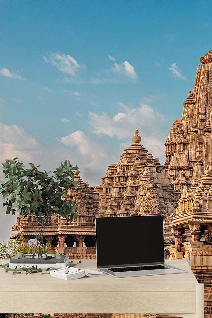 brown-indian-khajuraho-temple-wallpaper-wallpaper-detailed