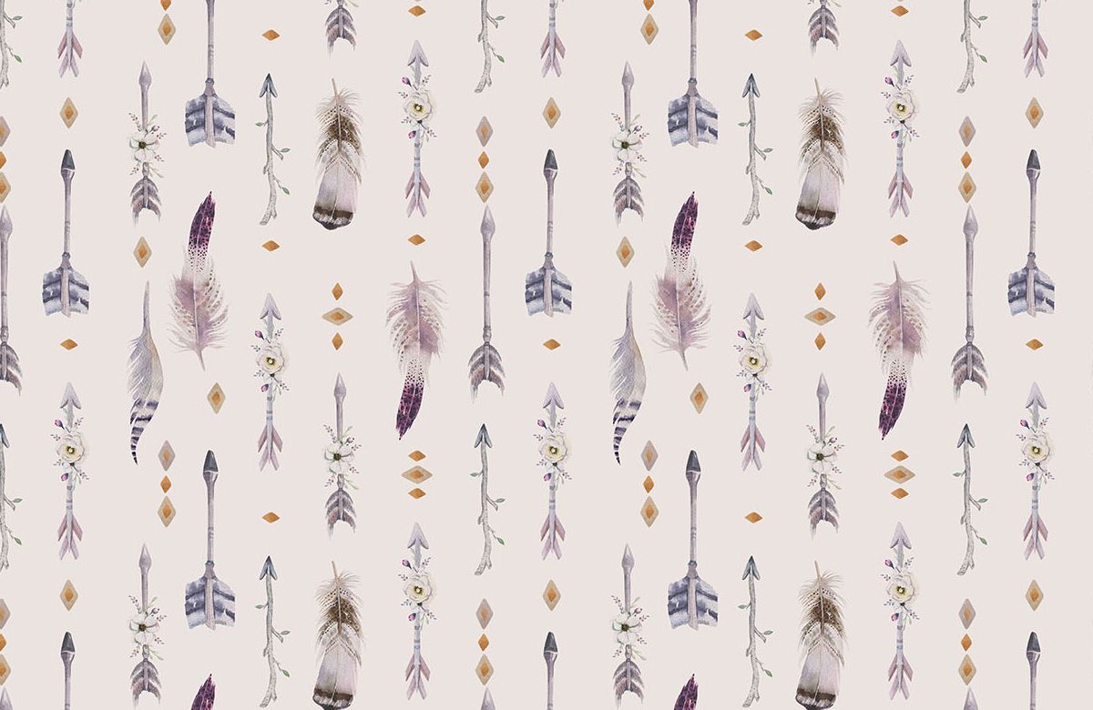 arrows-and-feathers-pattern-wallpapers-only-image