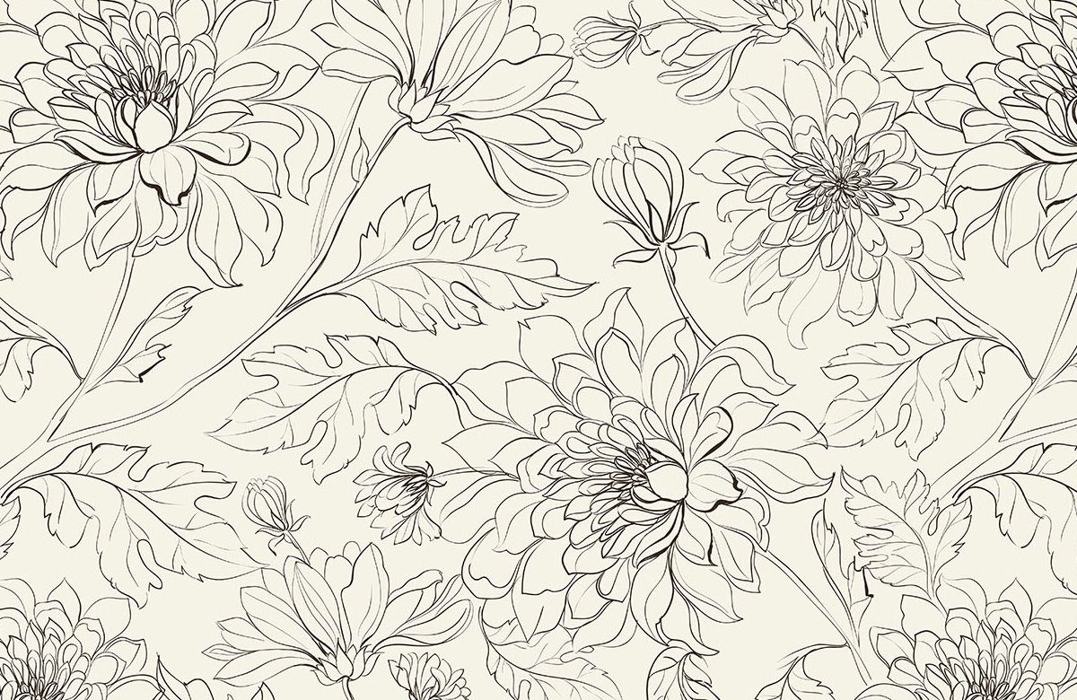 chrysanthemum-wallpaper-design