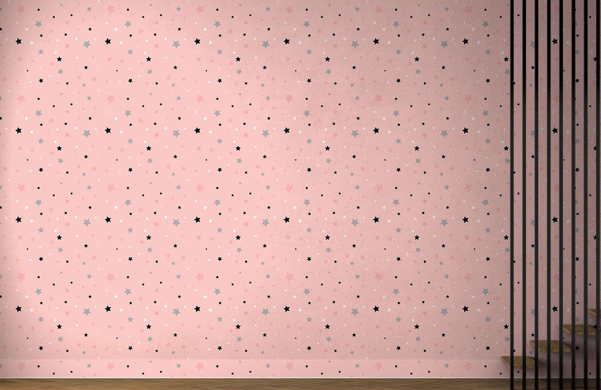 pink-star-wallpaper-design-only