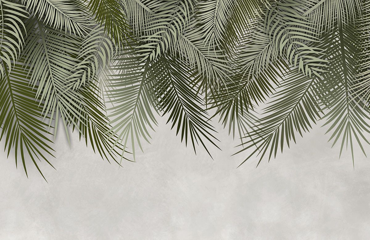 palm-leaves-on-a-concrete-wall-murals-only-image