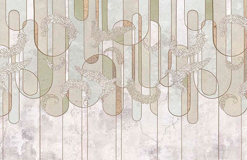 beige-floral-arch-geometric-wallpaper-wallpaper-full-view