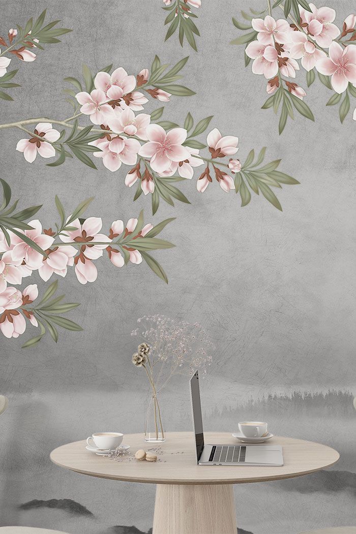 foggy-forest-with-blooming-flowers-wallpaper-long-image