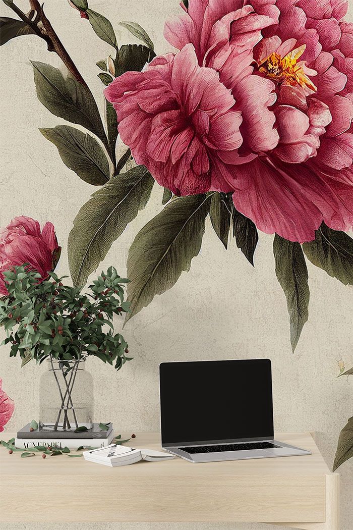 dahlia-wallpaper-on-high-wall