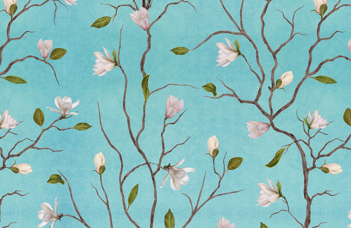 blue-floral-wallpaper-for-walls-design