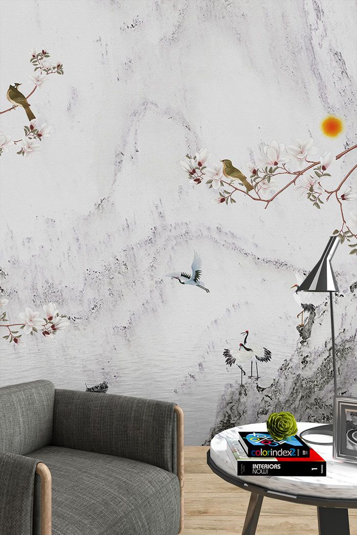 magnolia-birds-chinoiserie-art-wallpaper-tall-view