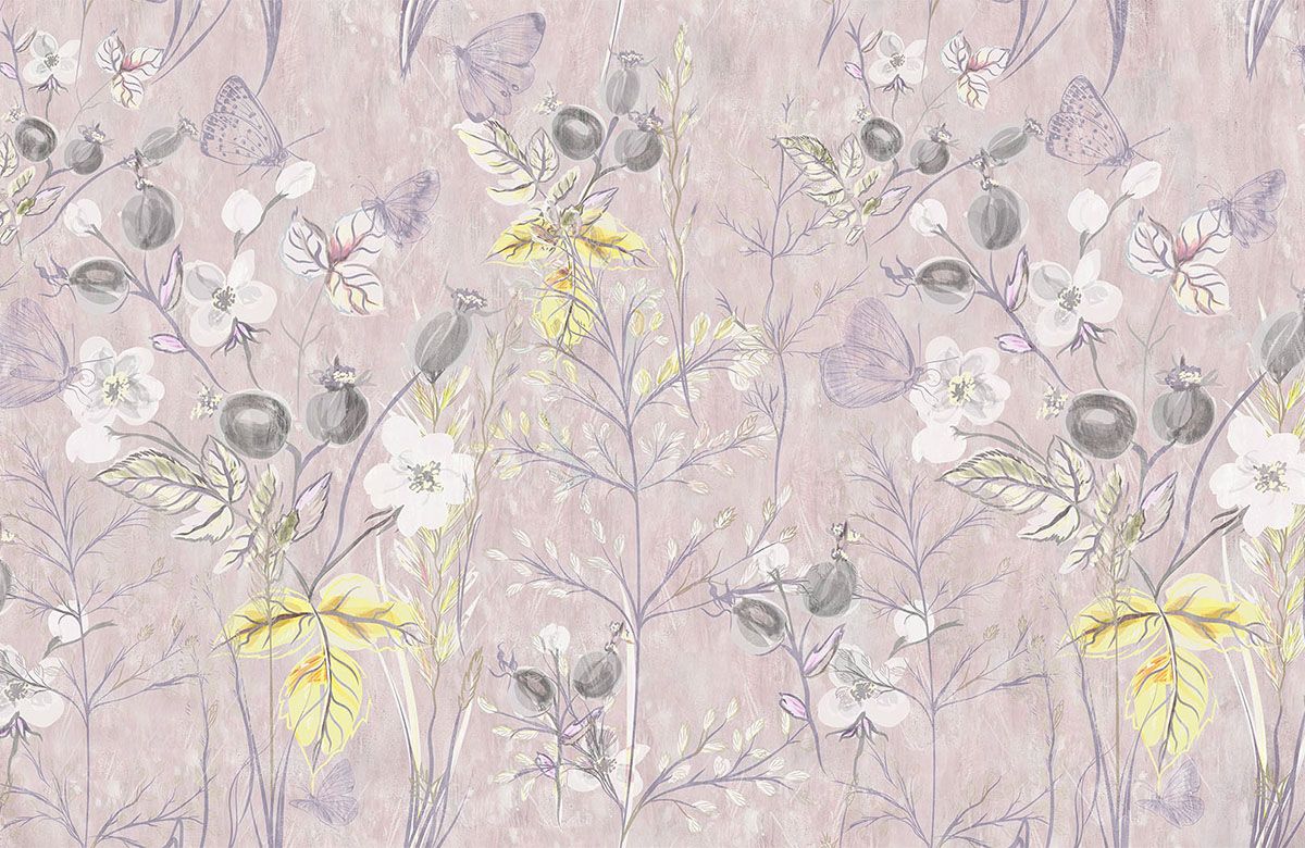 subtle-pink-floral-art-wallpaper-view