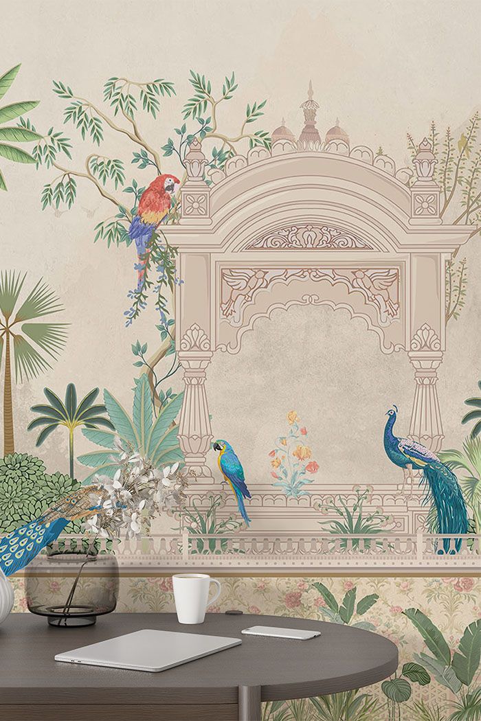 mughal-garden-birds-wallpaper-tall-view