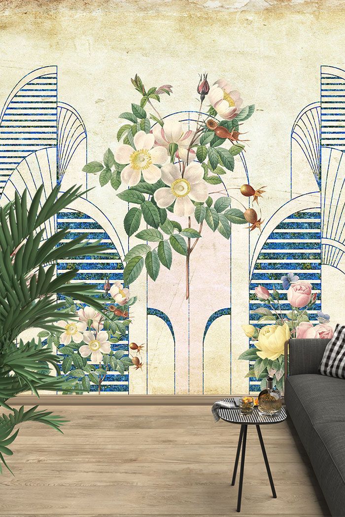vintage-floral-arch-bloom-wallpaper-tall-view