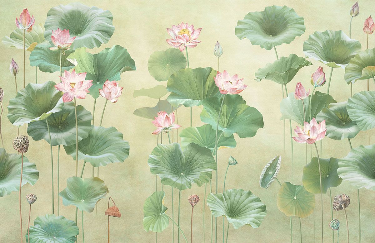 3d-lotus-flowers-serene-art-wallpaper-view