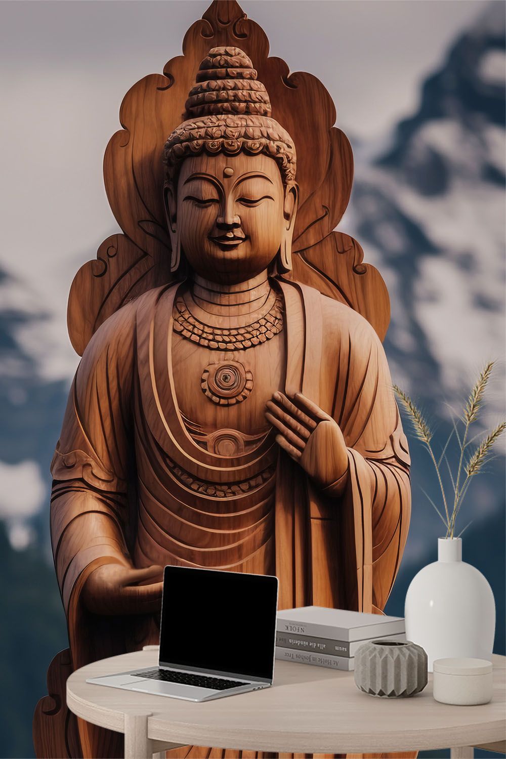 gautam-buddha-wallpaper-for-wall-tall-view