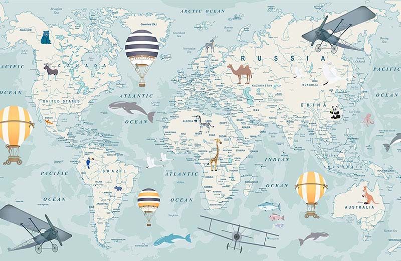 aqua-world-map-kids-room-wallpaper-wallpaper-full-view