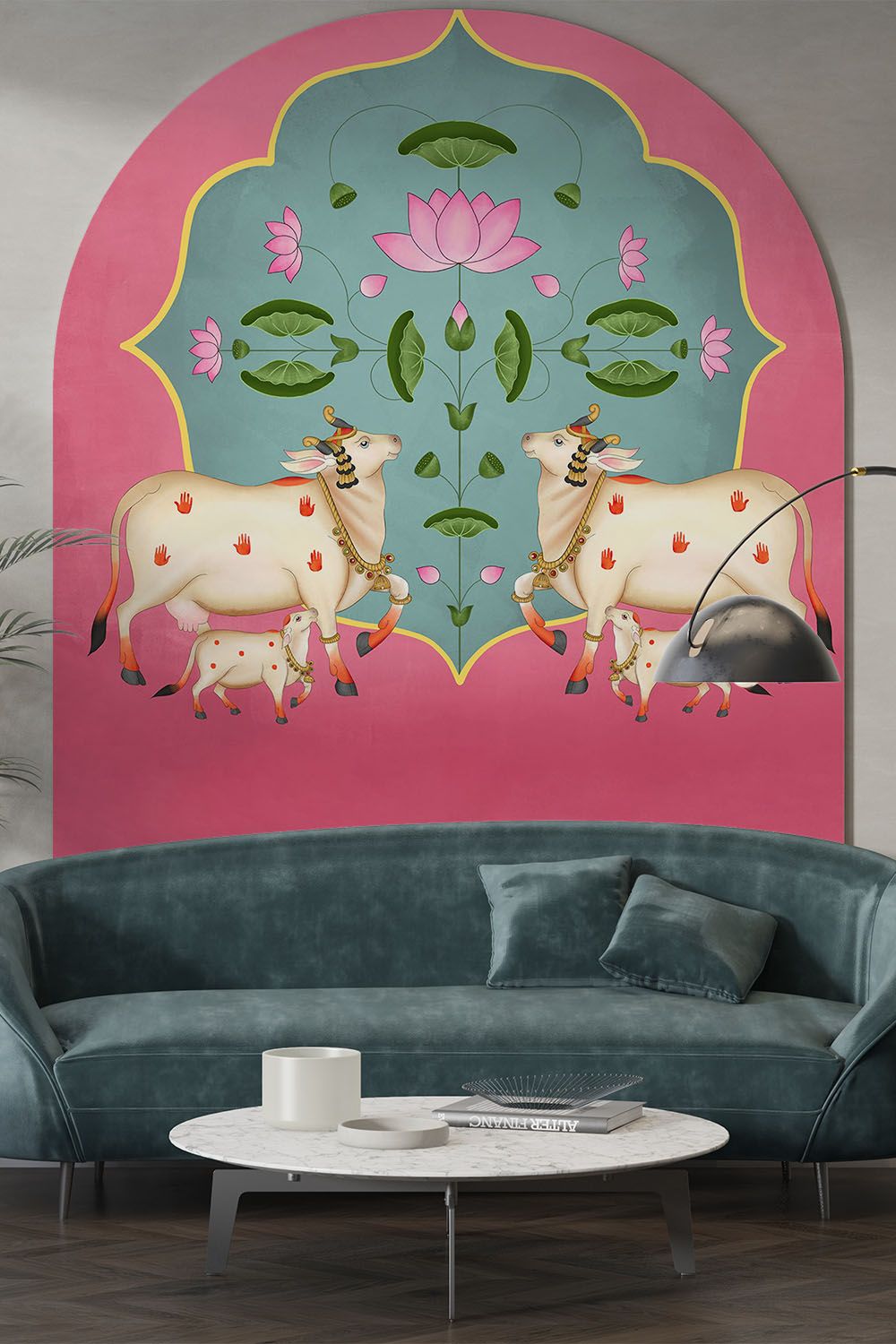 lotus-wallpaper-for-wall-tall-wall