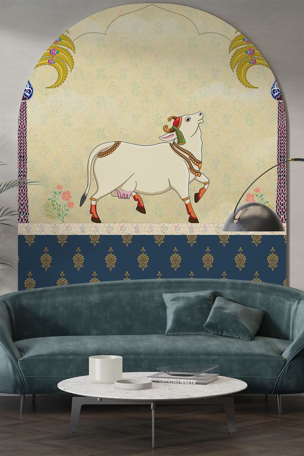 indian-wall-mural-tall-wall