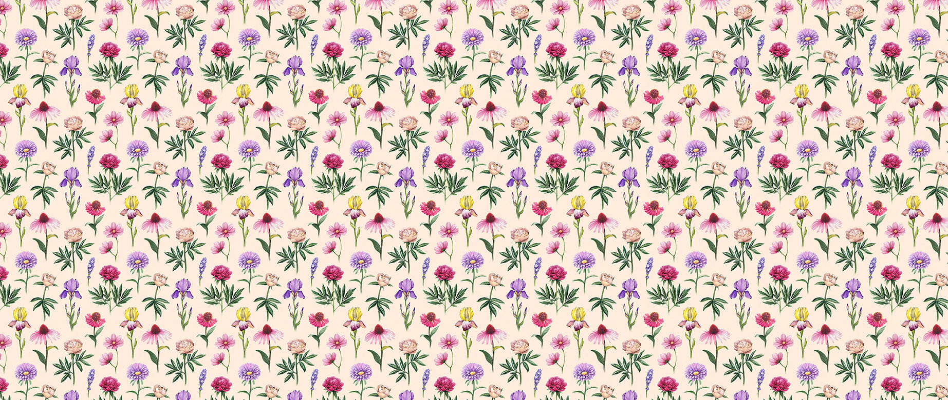 different-flowers-with-stem-and-leaf-wallpaper-wide-view