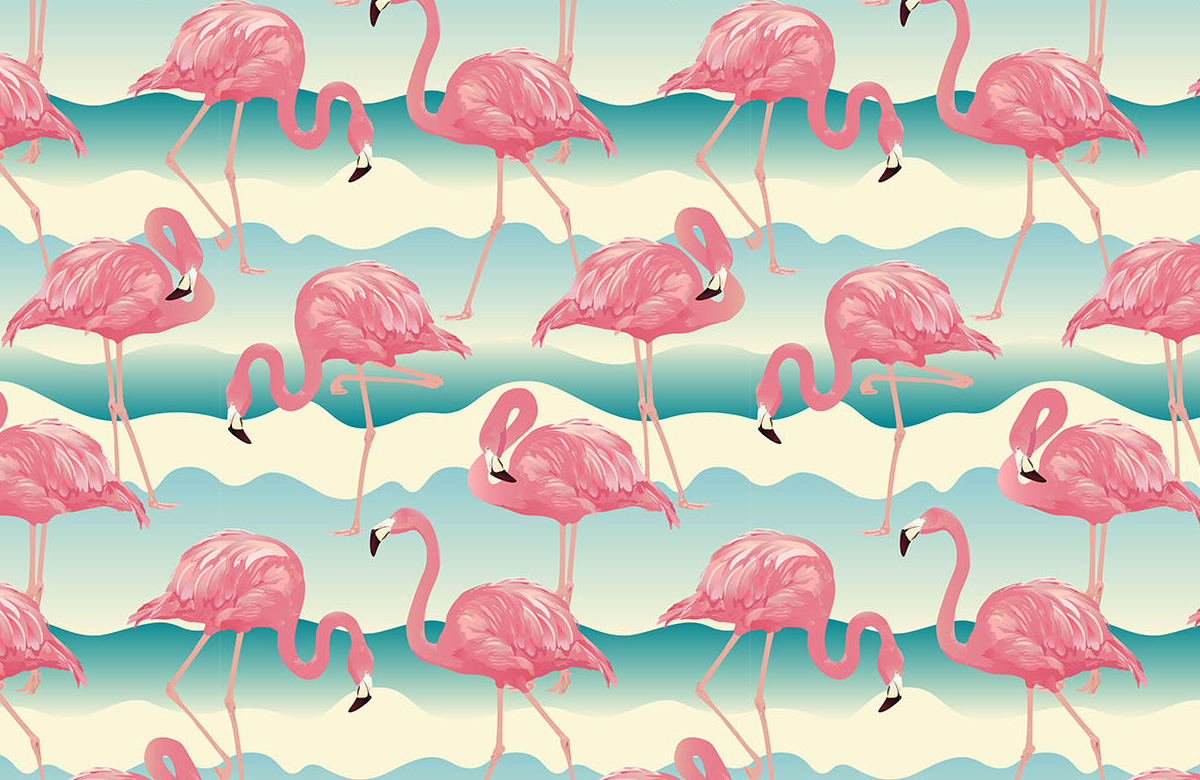 pink-flamingo-in-water-pattern-wallpapers-only-image