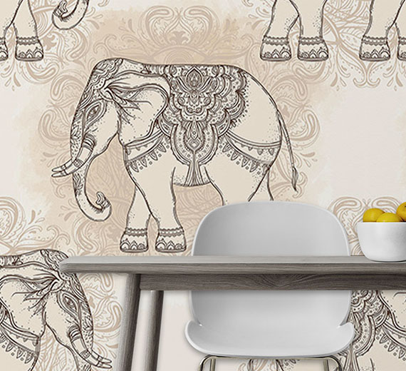 brown-royal-design-Seamless design repeat pattern wallpaper-thumb