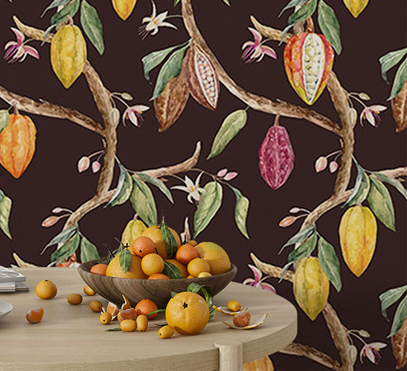 brown-coco-design-Seamless design repeat pattern wallpaper-thumb