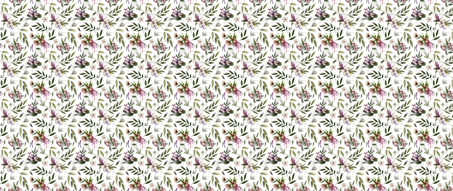 flowers-and-leaves-in-watercolour-wallpapers-full-wide-view