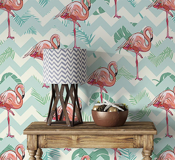 flamingos-on-modern-geometric-pattern-wallpapers-thumb