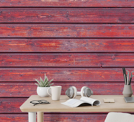 red-wood-design-Singular design large mural-thumb