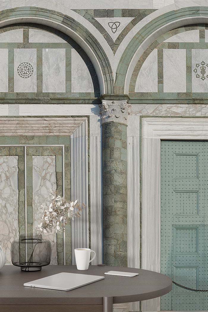 white-geometric-arch-doors-wallpaper-wallpaper-detailed