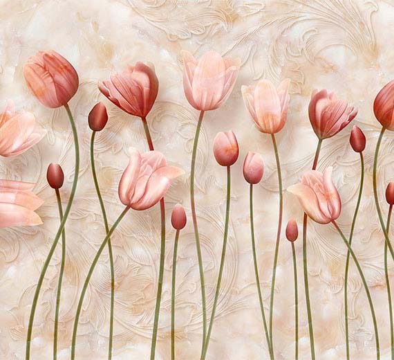 peach-3d-tulip-floral-wallpaper-wallpaper-thumb