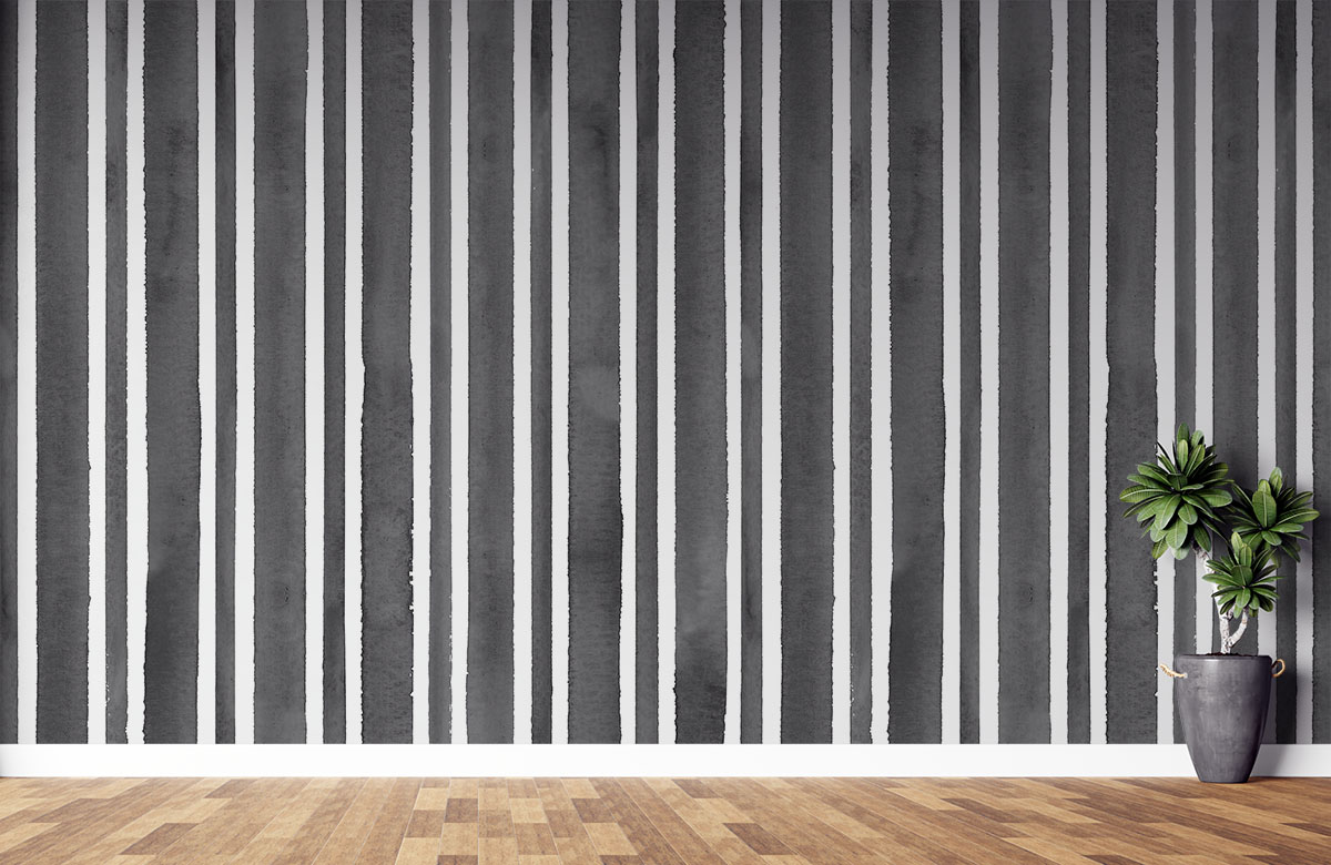 black-and-white-stripes-wallpaper-on-large-wall