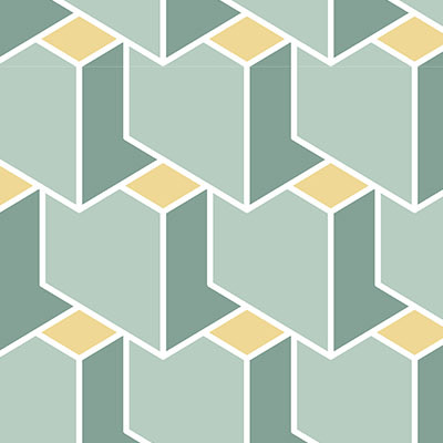 green-cube-design-Seamless design repeat pattern wallpaper-zoom-view