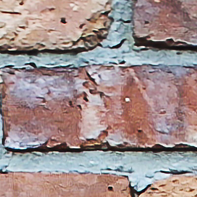 red-brick-design-Singular design large mural-zoom-view