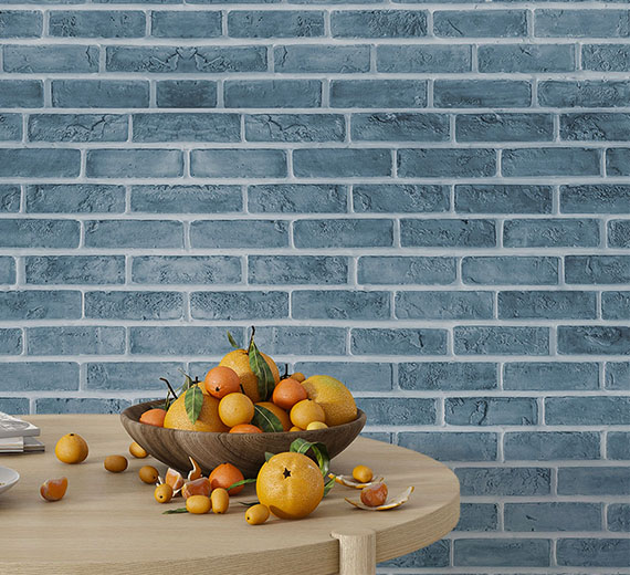 blue-brick-design-Singular design large mural-thumb