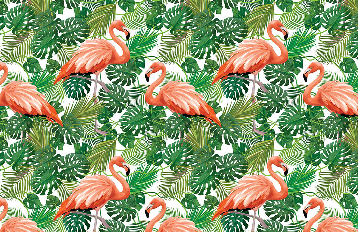 pink-flamingos-in-green-leaves-pattern-wallpapers-only-image