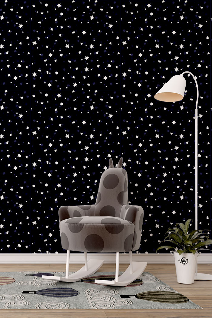 White-Grey-Stars-In-Dark-Night-Sky-wallpaper-long-image