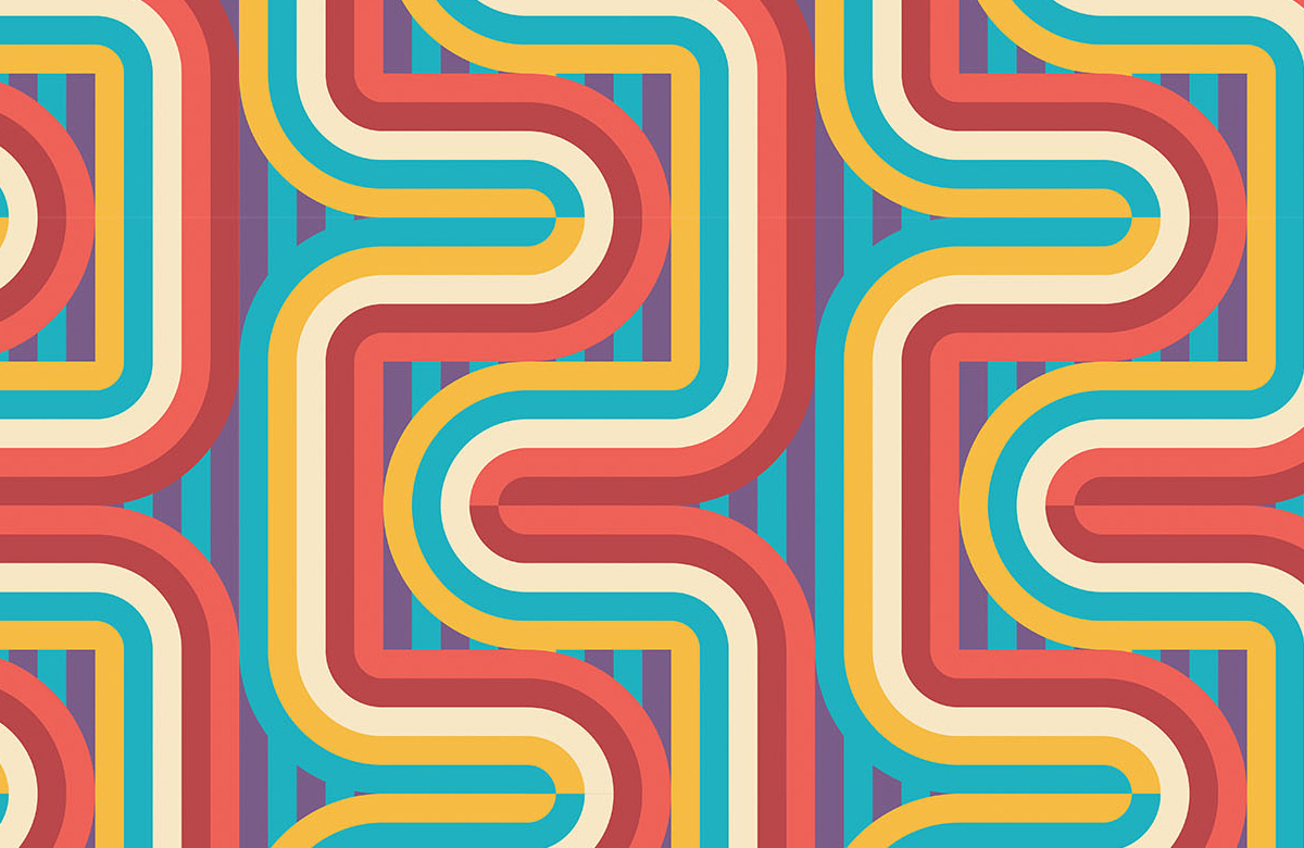 red-zigzag-design-Seamless design repeat pattern wallpaper-roll