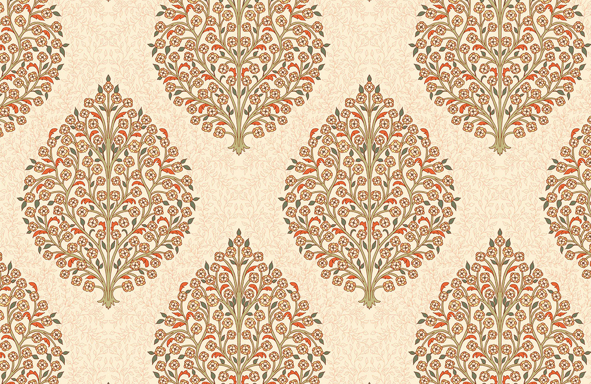 artistic-floral-plant-design-in-beige-wallpapers-only-image