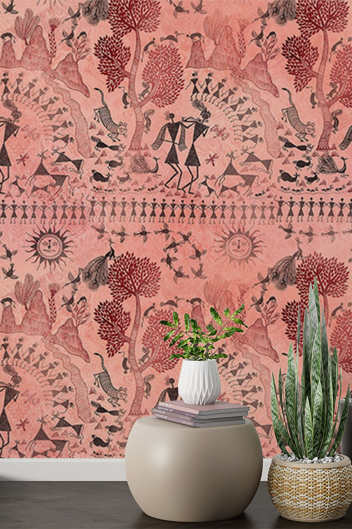 warli-painting-wallpaper-tall-wall