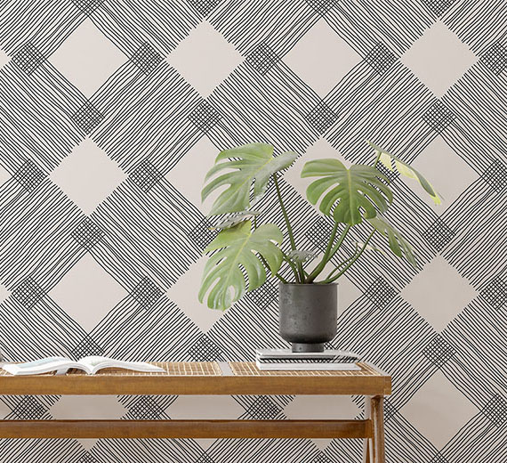 beige-square-design-Seamless design repeat pattern wallpaper-thumb