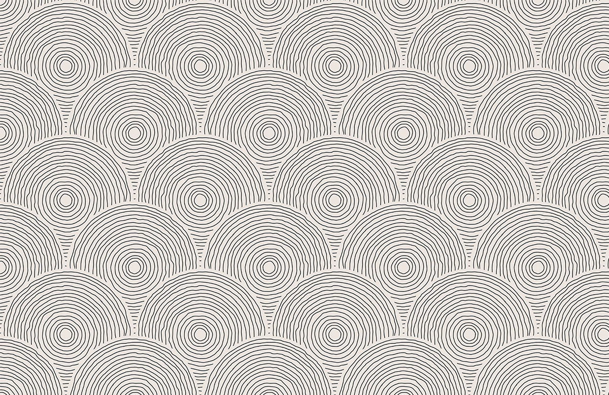 beige-round-design-Seamless design repeat pattern wallpaper-roll