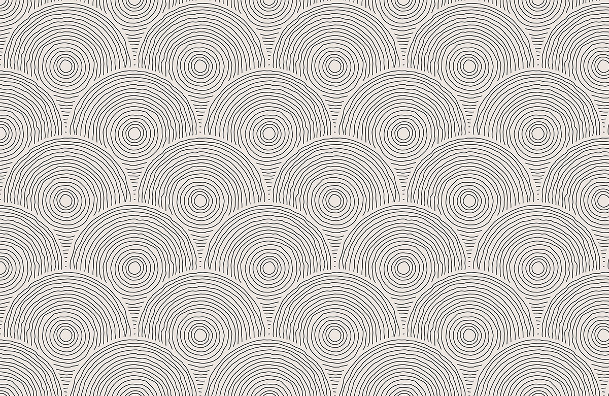 beige-round-design-Seamless design repeat pattern wallpaper-roll