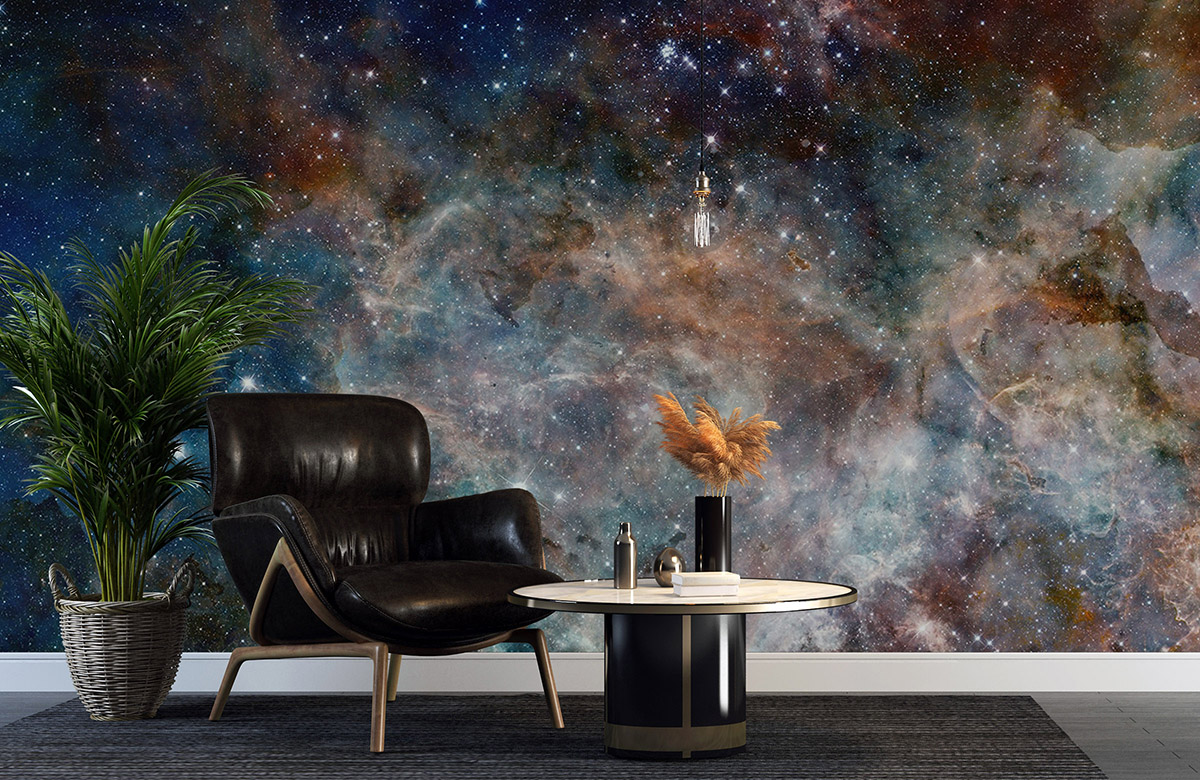 Galaxy Wallpaper For Walls Cosmic Nebula Galaxy Mural Wallpaper In