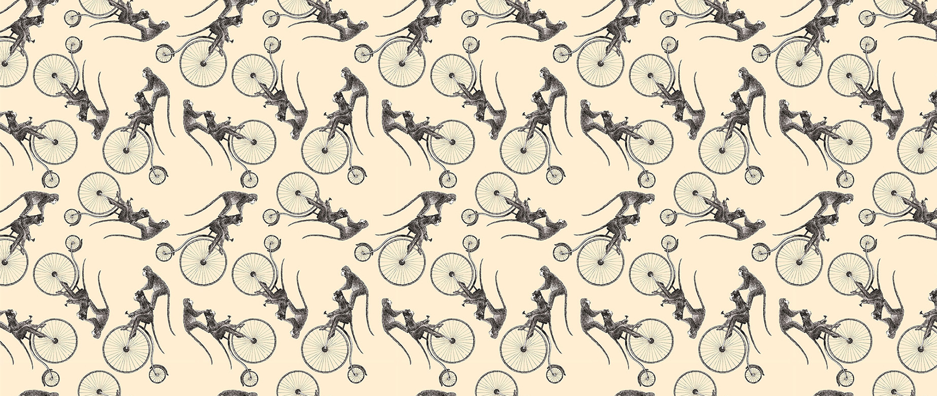 cream-animals-design-Seamless design repeat pattern wallpaper-in-wide-room