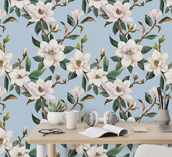 hand-drawn-blue-watercolour-magnolia-flowers-wallpapers-thumb