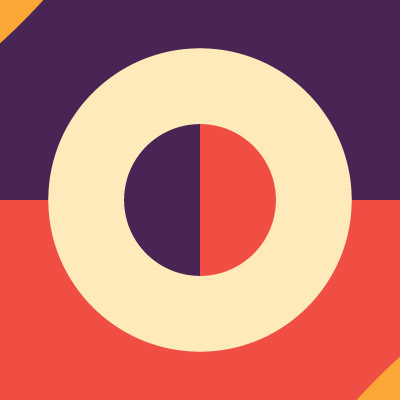 orange-circle-design-Seamless design repeat pattern wallpaper-zoom-view