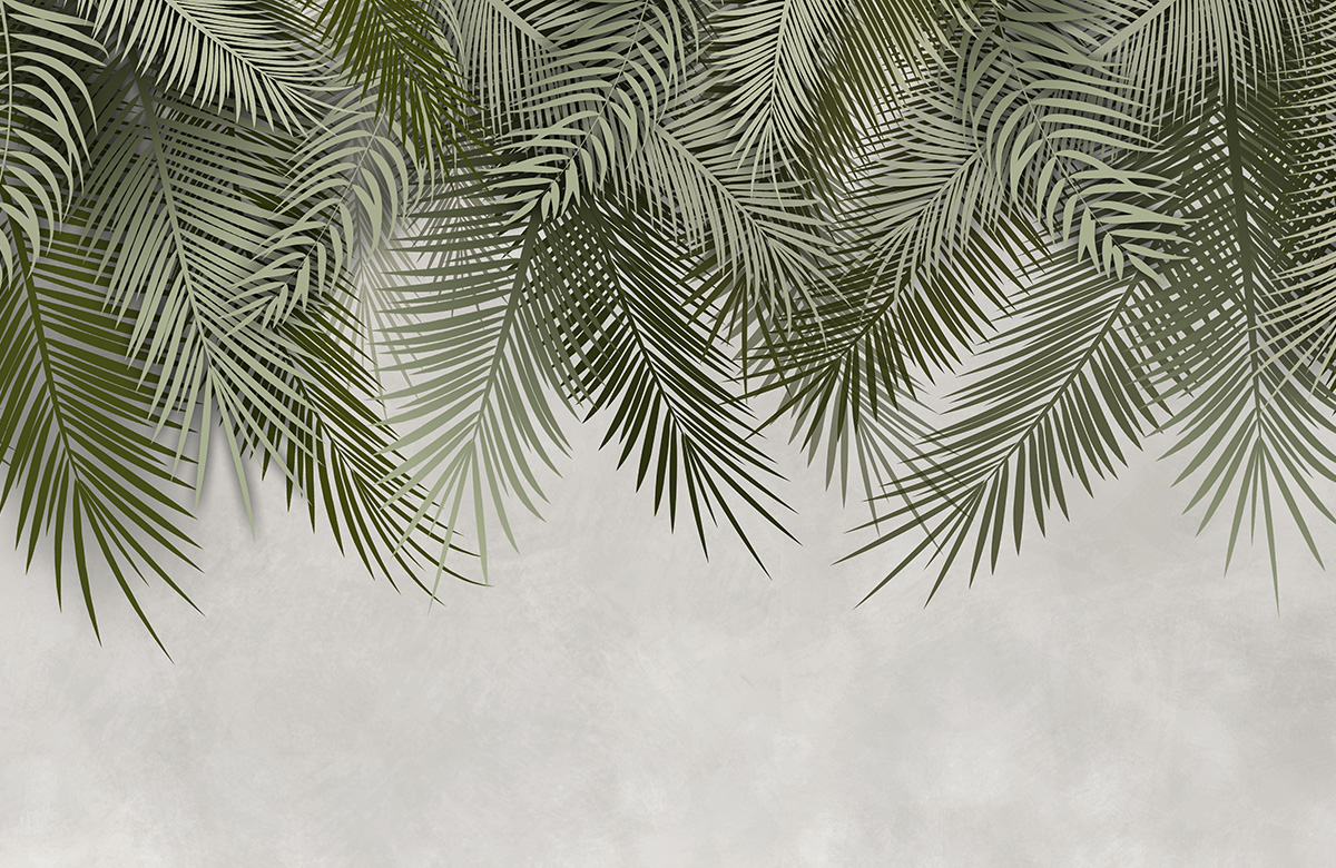 palm-leaves-on-a-concrete-wall-murals-only-image