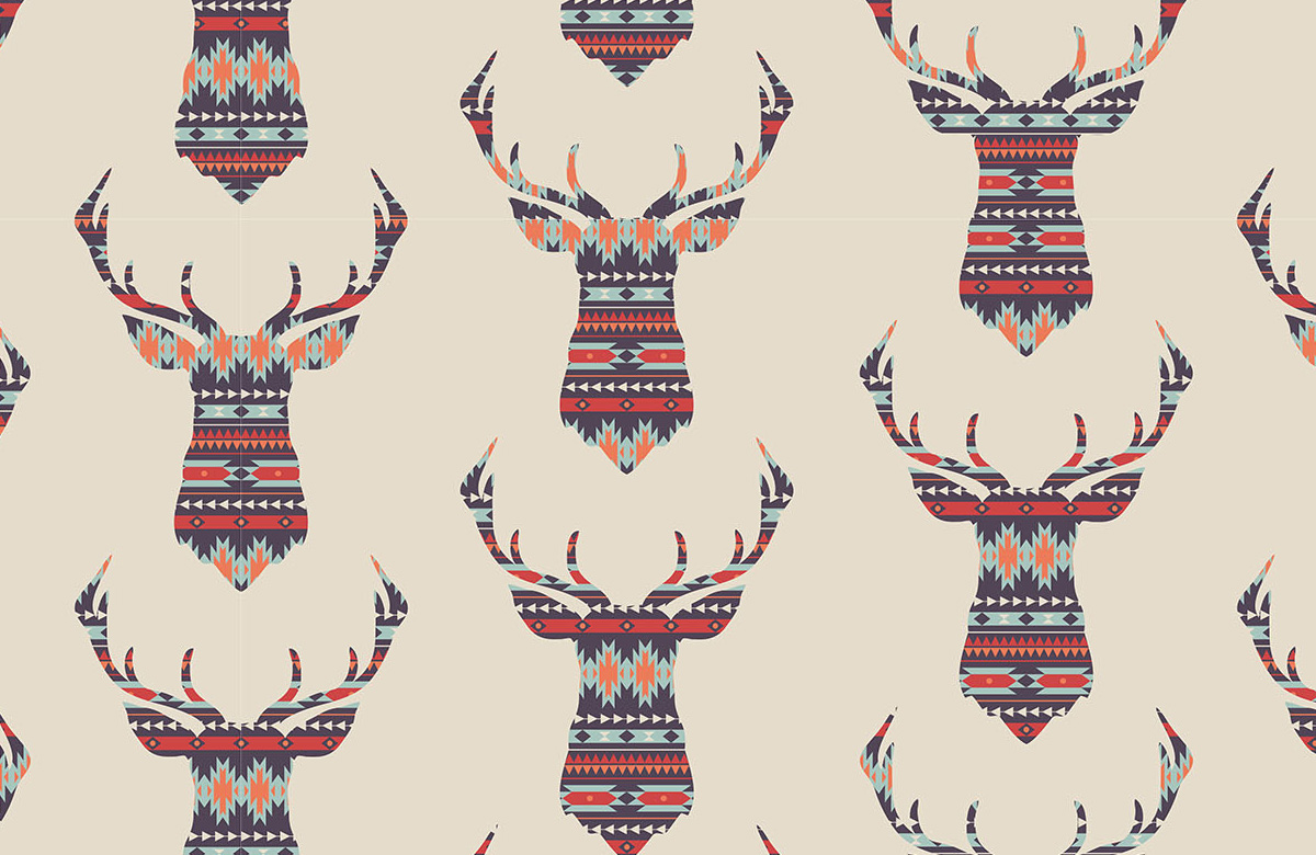 reindeer-ethnic-ikat-pattern-wallpapers-only-image