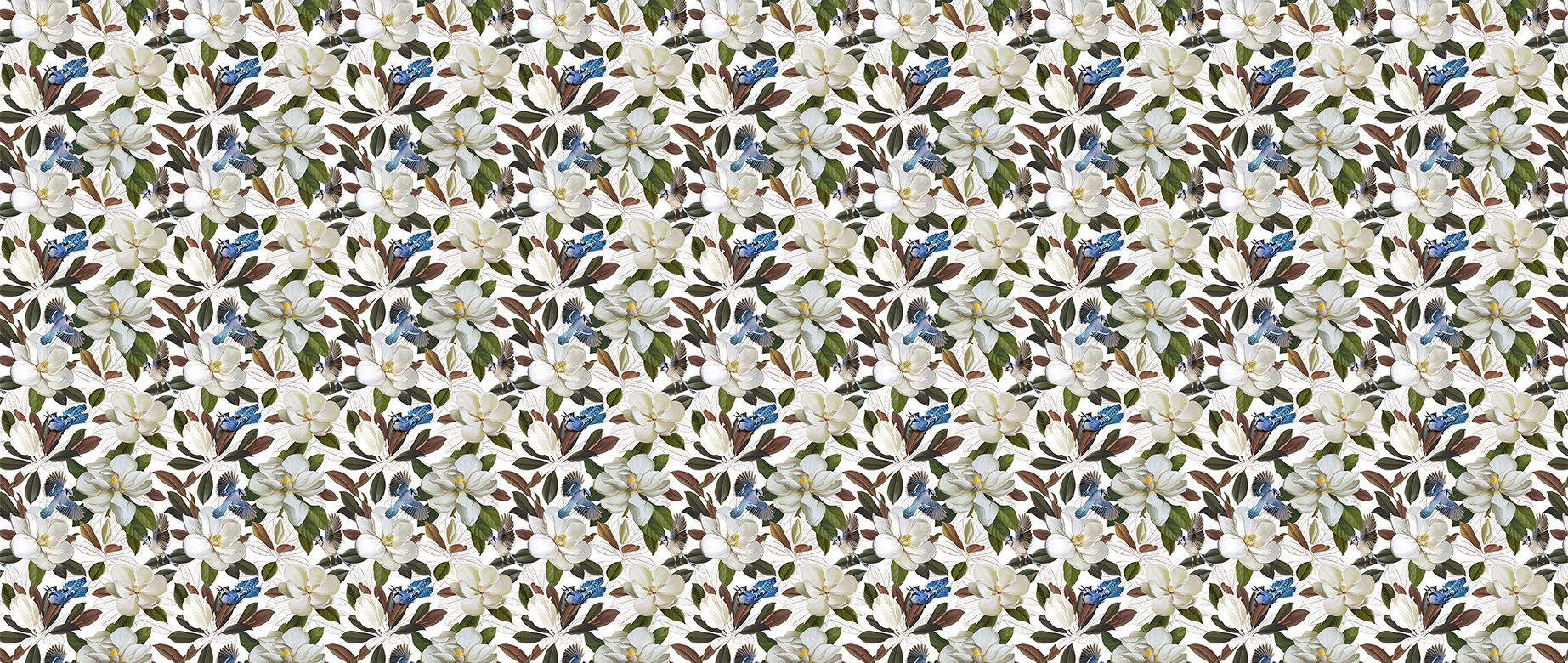 white-orchid-design-Singular design large mural-in-wide-room
