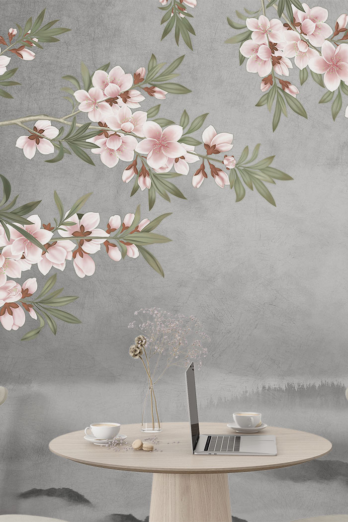 foggy-forest-with-blooming-flowers-wallpaper-long-image