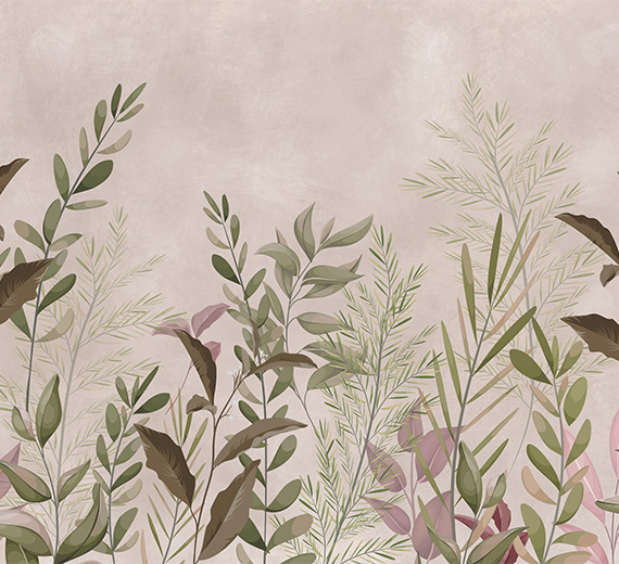 peach-grass-design-Singular design large mural-thumb