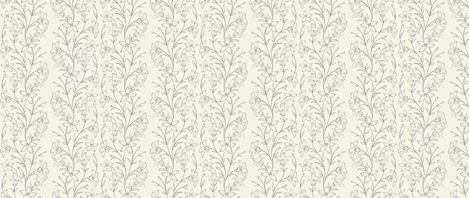 pencil-sketch-lilly-flower-pattern-wallpapers-full-wide-view