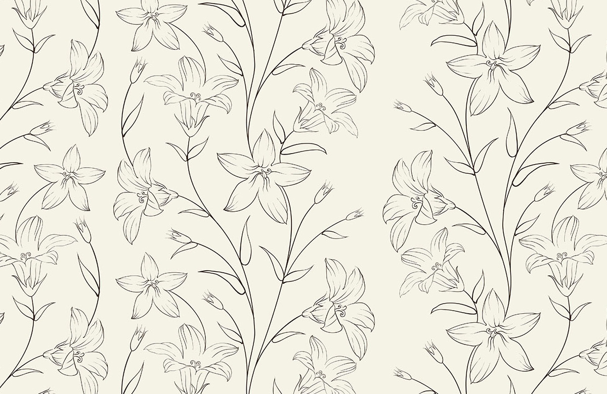 pencil-sketch-lilly-flower-pattern-wallpapers-only-image